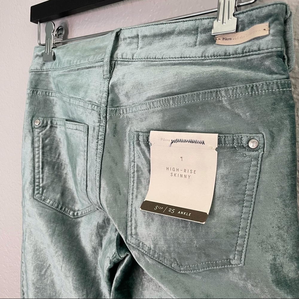 NWT PILCRO High Rise Skinny Velvet Ankle Jeans Size 25 - Picture 5 of 5